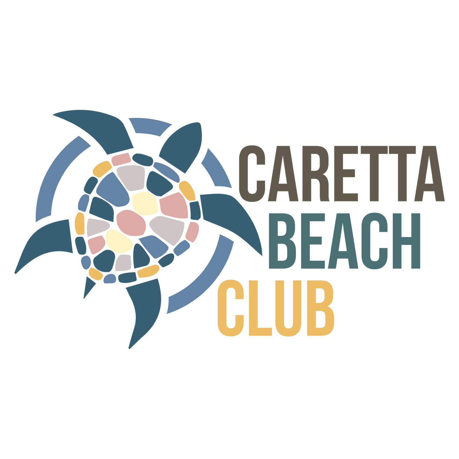 caretta beach club logo tasarımı Çalış plajı Fethiye Muğla