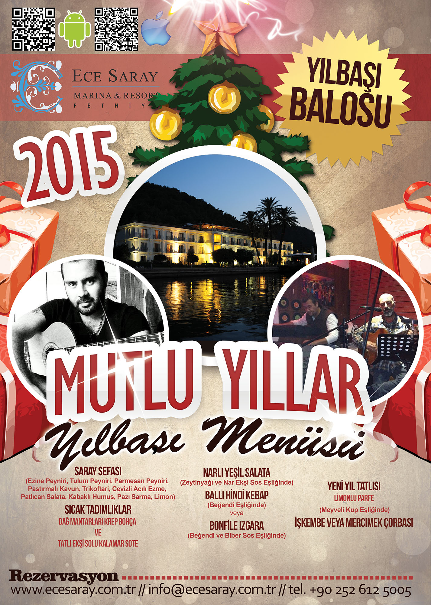 Tan Ajans Fethiye Muğla ece saray 2015 yeni yıl afiş tasarımı